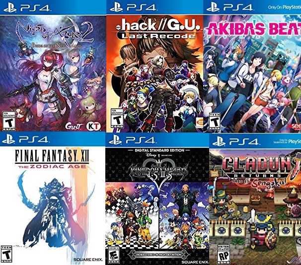 japanese video games ps4